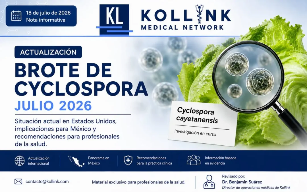 Actualización del brote de Cyclospora cayetanensis (18 de julio de 2026)